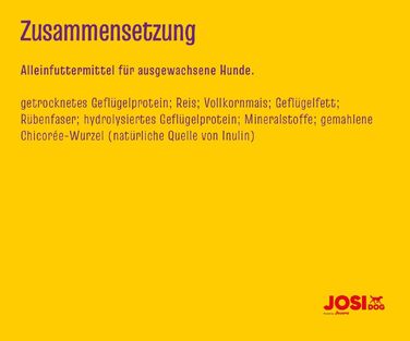 Сухий корм для дорослих собак JosiDog Adult Sensitive з птицею, 15 кг