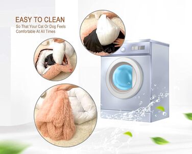 Кругла лежанка для собак та котів, лежанка-доннат, 80 см, світло-коричнева