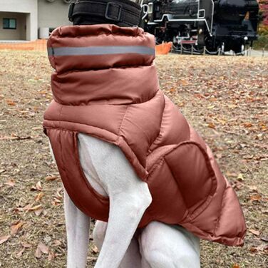 Зимові куртки для собак, тепла зимова куртка для великих собак, рожевий колір