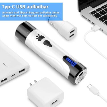 Електричний точило для собачих кігтів YABIFE - тихе точило для собак та котів, 3 швидкості