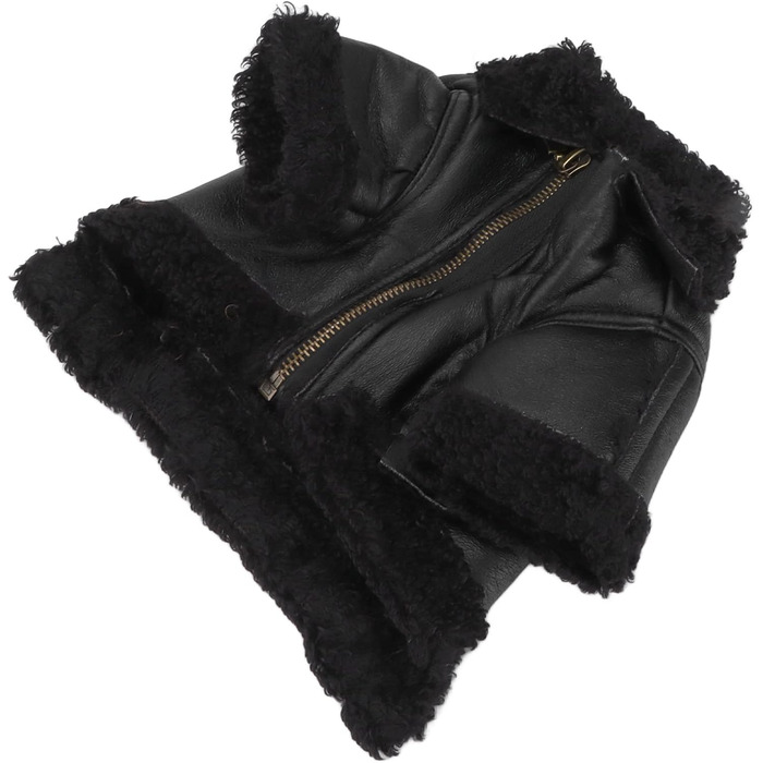 Зимовий теплий куртка для собак від TARSHYRY: шкіряна вітронепроникна модель для великих, середніх та маленьких собак. Стильний мотоциклетний одяг для тварин (XL)