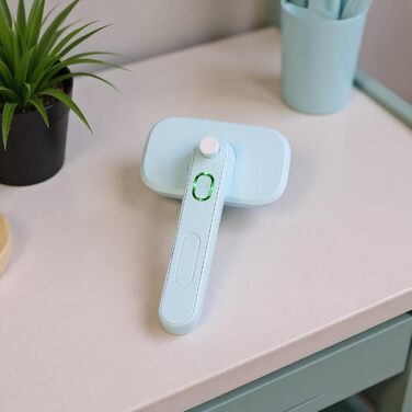 Щітка для вичісування шерсті тварин з автоматичним очищенням | Для собак, котів, цуценят | Видаляє підшерсток, масаж, догляд за шерстю