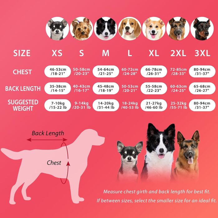 Зимовий одяг для собак Dotoner: теплий флісовий комбінезон з отвором для шлейки, для малих, середніх та великих собак, червоний