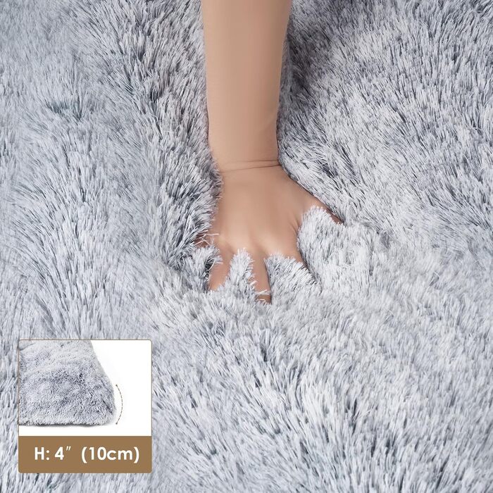 М'яке лежанка для великих собак EHEYCIGA XL, сірий, 112x85 см, плюшева, протиковзка, прана