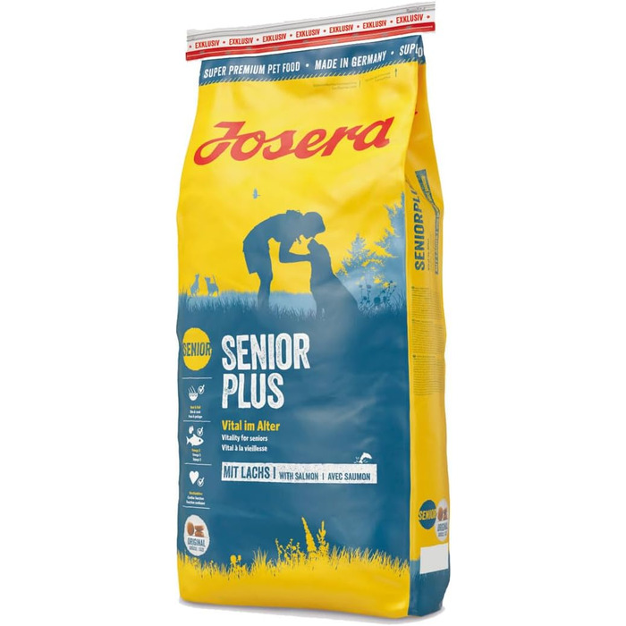 Сухий корм для літніх собак Josera SeniorPlus Super Premium для чутливих собак, 12.5 кг
