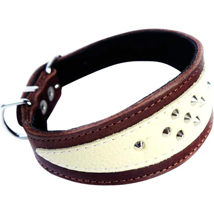 Dingo М'який шкіряний нашийник для хорта, елегантний, Soft 12398