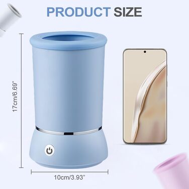 Електричний очищувач лап для собак, автоматичний, силіконовий, USB, 360° (білий)