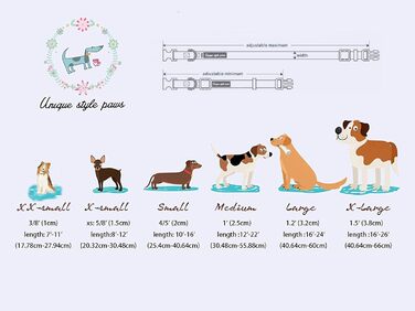 Елегантний поводок для собак Unique Tyle з клямкою та бантиком, для маленьких, середніх та великих собак та котів, XX-XL (S, коричневий)