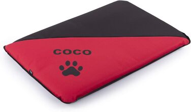 Водонепроникна лежанка для собак, миється, велика, маленька, середня, для дому та вулиці, рожева (105 x 75 x 6 см)