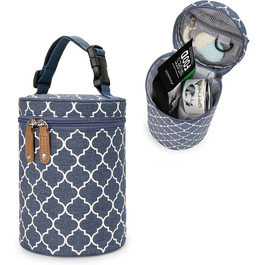 Сумка для корму для собак, сухий корм, вихідний контейнер, сумка для подорожей з собакою, для відпочинку, кемпінгу, подорожей та повсякденного використання, блакитна