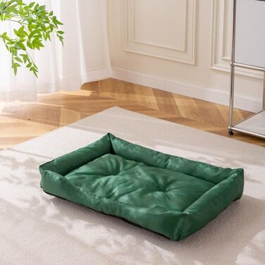 Водонепроникне лежанка для собак M&Catree, прямокутна, миється, м'яка, для собак та котів - 50x60x7 см, темно-зелений