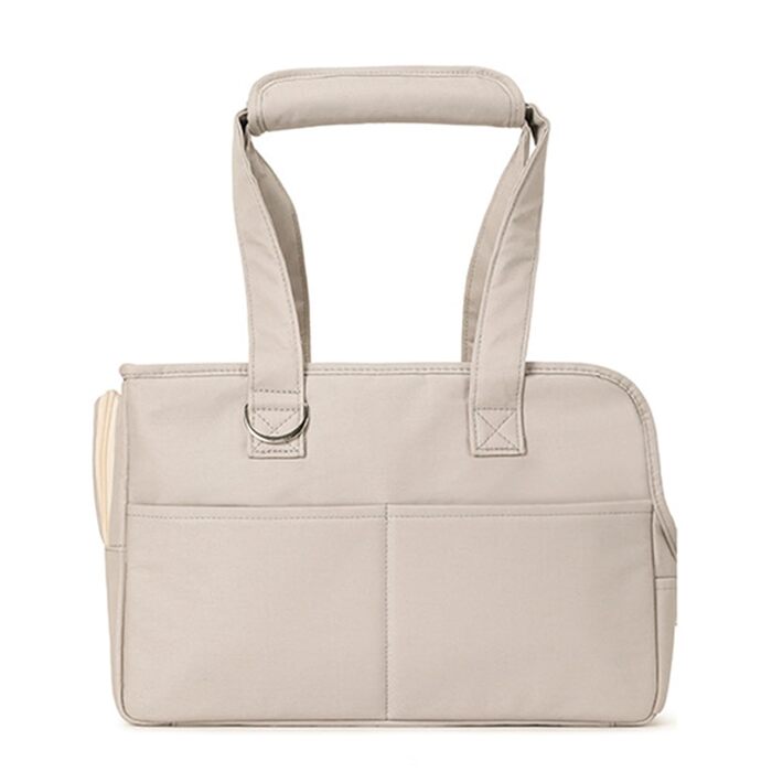 Сумка-переноска для собак маленьких порід до 4 кг, бавовняна, з подушкою, великі кишені