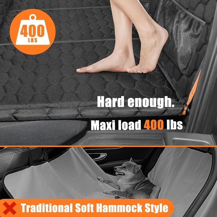 Накидка на сидіння автомобіля для собак JOEJOY, водонепроникна, стійка до подряпин, для великих машин (Trucks/SUVs)