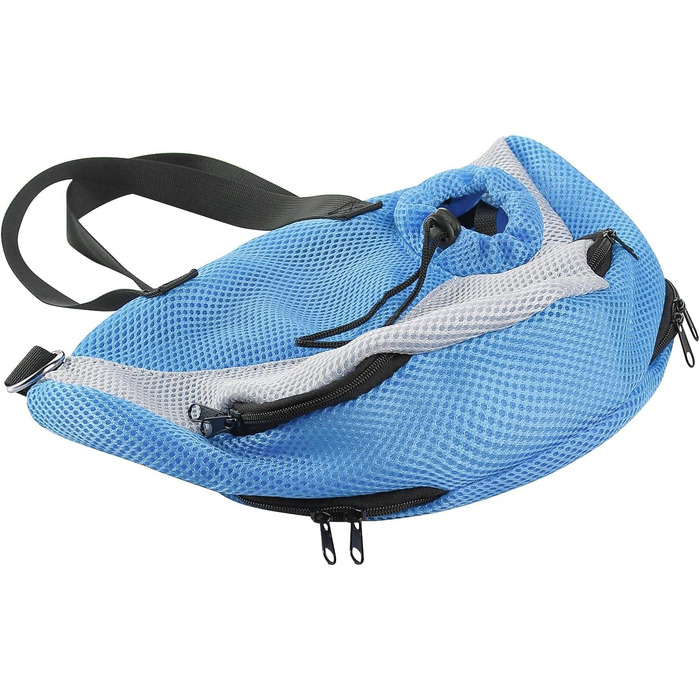 Транспортна сумка для кота/цуценя: переноска для тварин, сумка на плече, для собак та котів, сітка, складана, для подорожей, зелена/блакитна