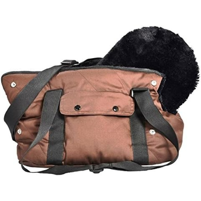 Транспортна сумка для собак Bobby, м'яка, чорна (багатокольорова, 40 см)