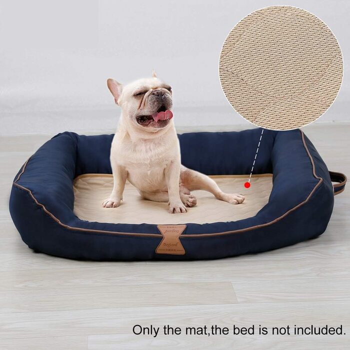 Водонепроникний килимок для собак, миючий, нековзний, швидковисихаючий, для дивана, авто, клітки, трави, ліжка (100 x 67 см)