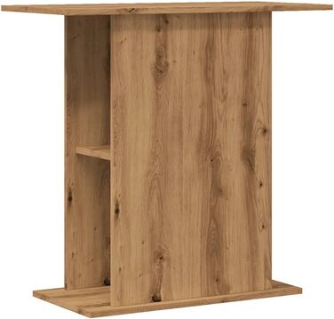 vidaXL підставка для акваріума, дуб Артизан, 36x75x72,5 см, ДСП