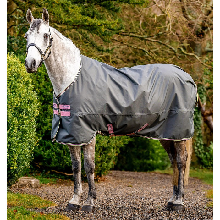 Попону Horseware Amigo Hero Ripstop Lite, 145 см, Shadow/Rose&Navy