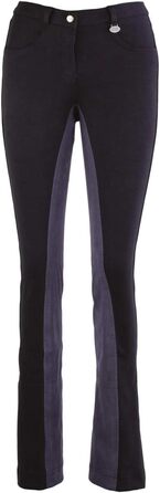 Джoдури жіночі Lazura Vollbesatz для верхової їзди, комфортні, 3 кольори, розмір 46, чорний/темно-сірий