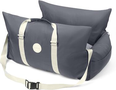 Автокрісло для тварин Booster: 2 шт. для собак та котів середніх та великих порід. З безпечними ременями та кишенями.