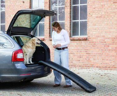 Рампа для собак Knuffelwuff – складана, стійка, протиковзна | для авто, SUV, подорожей | до 40 кг