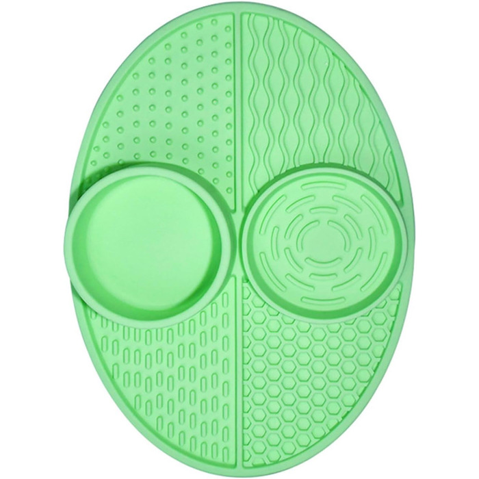 Килимок для повільного годування домашніх тварин Greabuy: для собак, котів, силікон, покращує травлення, зелений