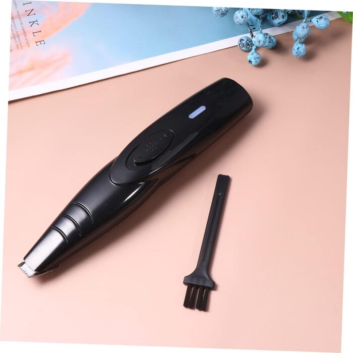 UKCOCO Тример для собак та котів: безпечний електричний триммер для стрижки подушечок лап, без олії, чорний