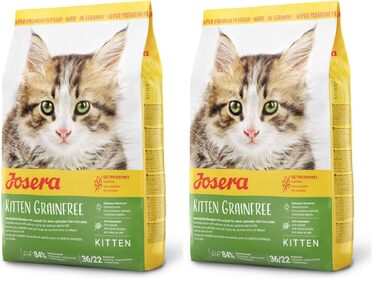 Беззерновий сухий корм для кошенят JOSERA Kitten grainfree, 10 кг (набір з 5 пачок по 2 кг)