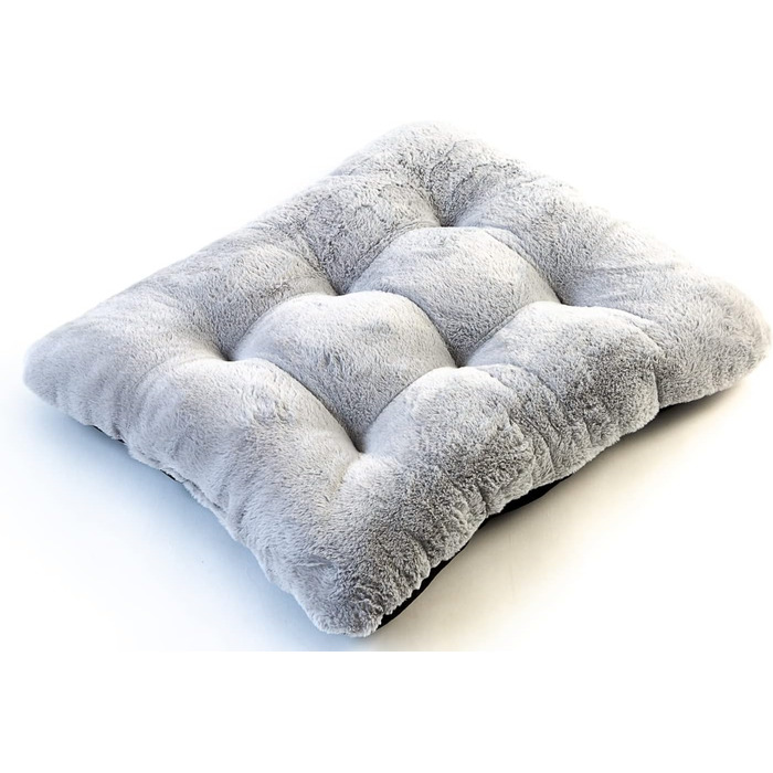 Килимок для собак середніх порід 70x55x7 см - Водонепроникний, з неслизьким покриттям, для собак, котів, кроликів. Срібний, RABBIT