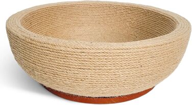 Котяча дряпальня з миски CanadianCat - лежанка з сизалю, 45x45x16 см