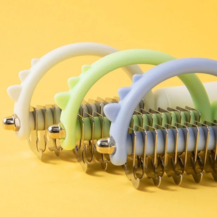 Щітка для собак, інструмент для догляду за шерстю, синя. Ефективна щітка для собак, що забезпечує догляд за шерстю.