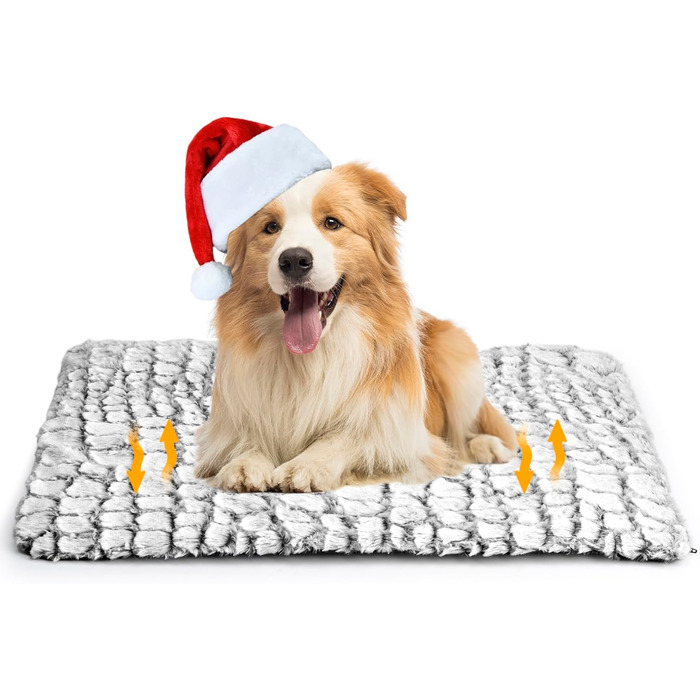 Самогріюча ковдра для котів, килим-підігрівач для тварин, 60x45 см, білий