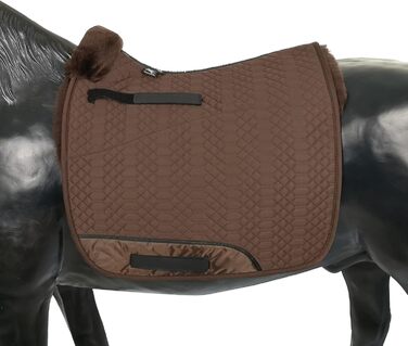 Підіймя для верхової їзди Engel Reitsport | Schabracke з овечачої шкіри, сіра, середньої м'якості | для конкурного верхового спорту