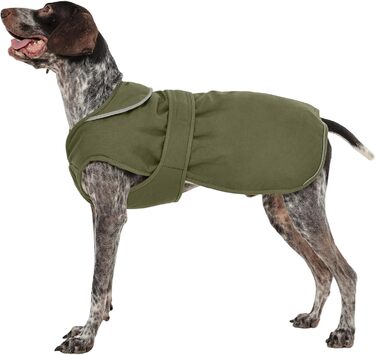 Зимовий теплий одяг для собак Kuoser: водонепроникний та вітронепроникний жилет з відбиваючими елементами, XS-3XL (обхват грудей 50-65 см)