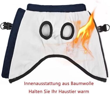 Зимова жилетка для собак, водонепроникний теплий одяг для маленьких собак з D-кільцем (зелений, XL, синій, L)