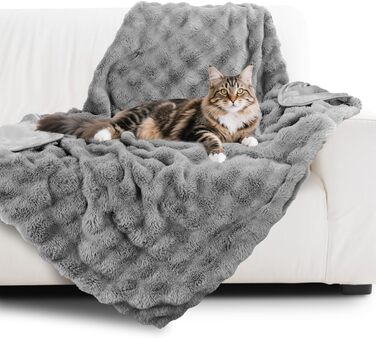 Водонепроникний плед для собак Nobleza, теплий, м'який, 120 x 100 см, двосторонній, можна прати в машині, для собак та котів, підходить для диванів та ліжок