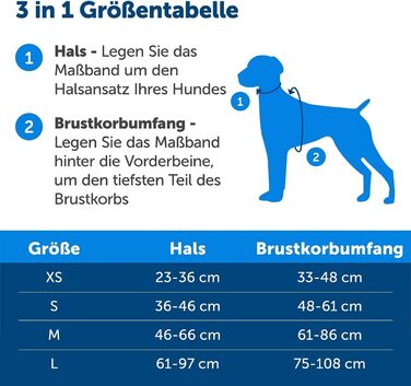 Шлея для собак PetSafe 3-в-1 з ременем безпеки, антизахисний кільце, розмір L, чорна – для авто і прогулянок