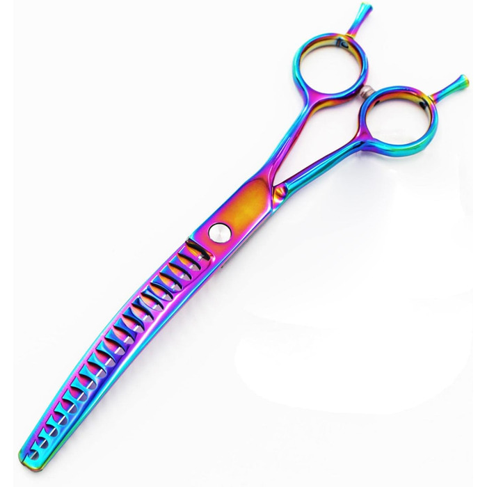 Професійна вигнута ножиці Чанкер для грумінгу собак та котів, 6,5 дюймів