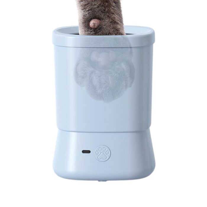 Автоматичний мийка лап для собак - блакитна. Швидка та зручна для кемпінгу, подорожей та щоденних прогулянок