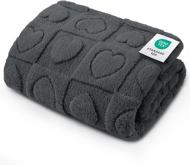 Килимок для собак та котів Luciphia, сірий, 100 x 145 см, прання допустиме