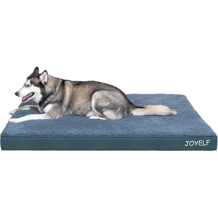 Килимок для собак Joyelf середнього розміру, Eierkistenschaum, водонепроникний, знімний, для собак маленьких та середніх порід (XXLarge 137 x 112 x 10 см)
