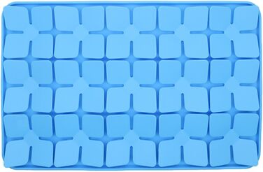 Килимок для ласощів для собак, силіконовий, з розширеннями, для зменшення нудьги, зелений (блакитний)