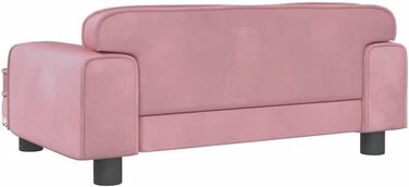 Крісло-ліжко для собак VidaXL, 70 x 45 x 30 см, Рожеве