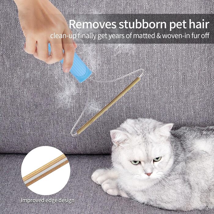 Набір щіток для тварин 5 шт. для видалення шерсті з меблів, щітки для собак та котів з довгою та короткою шерстю, ролики для видалення ворсу для дивану, ліжка, багаторазовий двосторонній набір