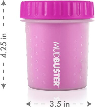 Очисник для лап собак Dexas MudBuster, портативний, Small, фуксія