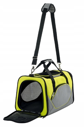 Переноска для собак та котів Kansas Hunter — колір: лимонний