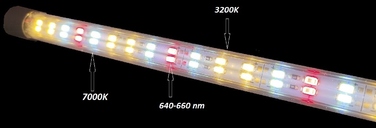 LED-освітлення для акваріума (трубка), 130 см, повний спектр