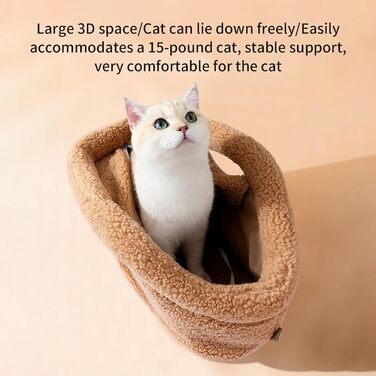 Транспортна сумка для кота Puwaiio - водонепроникна зимова переноска для собак та котів | З кріпленням на безпечний ремінь | Для маленьких та середніх порід | Колір: коричневий