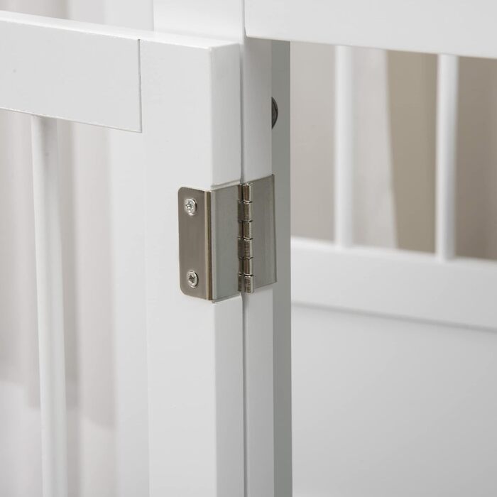 Клітка для собак PawHut, собача будка з 3 дверцятами, переноска для собак, будиночок для маленьких собак до 10 кг, білий колір, 78 x 53 x 59,3 см