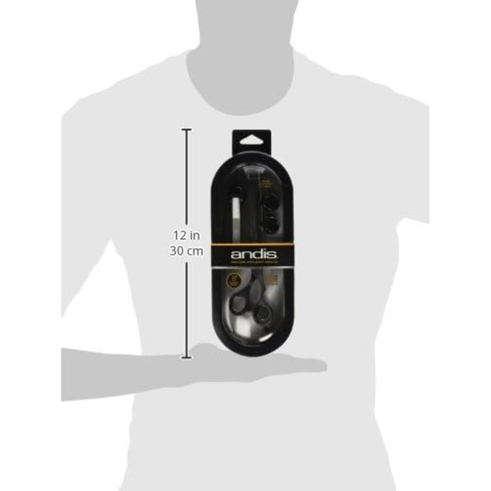 Ножиці для стрижки собак та котів Andis 6.5' професійні, правша, розріджуючі (80645)